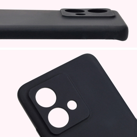 Silikonowe etui Bizon Soft Case do Motorola Edge 40 Neo, czarny