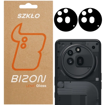 Szkło na aparat Bizon Glass Silk Lens do Nothing Phone (3a) Pro, 2 sztuki