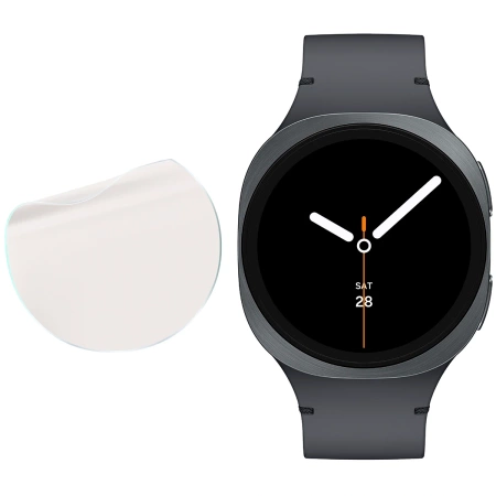 Folia matowa Bizon Glass Watch Film Sun Duo do Galaxy Watch 8 40 mm, 2 sztuki