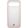Etui Bizon Case Angelo do Pixel 10 Pro XL, półprzezroczyste z różową ramką