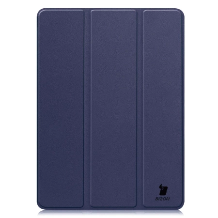 Etui z klapką Bizon Case Tab Croc do OnePlus Pad 3 / 2 Pro / OPPO Pad 4 Pro, granatowe