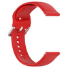 Pasek silikonowy do smartwatcha, Bizon Strap Watch Silicone Pro N, Quick Release 22 mm, czerwony
