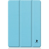 Etui Bizon Case Tab Croc do iPad 9/8/7 10.2 2021/2020/2019, błękitne