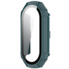 Etui ze szkłem do zegarka Bizon Case+Glass Watch do Xiaomi Smart Band 9, zielone