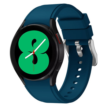 Pasek Bizon Strap Watch Silicone Pro do Galaxy Watch 20 mm, ciemno-turkusowy