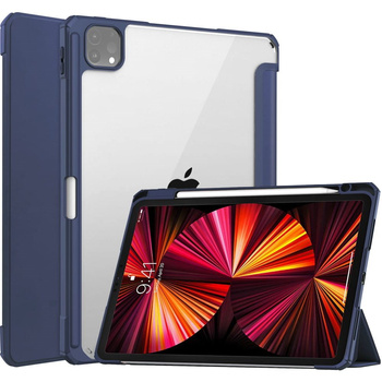 Etui Bizon Case Tab Clear Matt do iPad Pro 11 2022/2021/2020/2018, granatowe