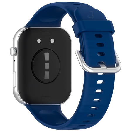 Pasek Bizon Strap Watch Silicone Pro do Huawei Watch Fit 3, granatowy