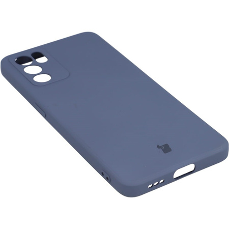 Etui Bizon Case Silicone do Oppo Reno 6 5G, szare