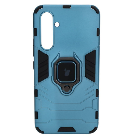 Etui Bizon Case Armor Ring do Samsung Galaxy A54 5G, niebieskie