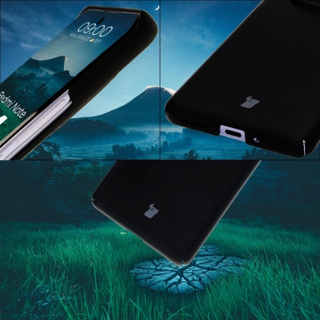 Etui Bizon Case Łupka do Xiaomi Redmi Note 14 Pro 5G, czarne