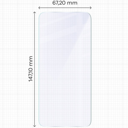 Elastyczne szkło hybrydowe Bizon Glass Mule do Xiaomi 15