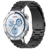 Pasek ze stali nierdzewnej do smartwatcha, Bizon Strap Watch Aura, Quick Release 22 mm, czarny