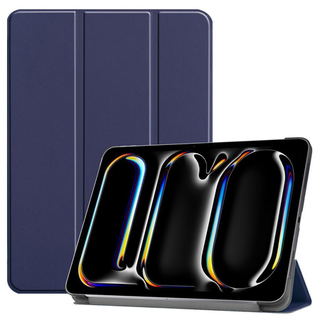 Etui Bizon Case Tab Croc do iPad Pro 13" 2025 / 2024, granatowe
