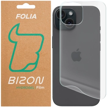 Folia hydrożelowa na tył Bizon Glass Hydrogel do iPhone 15, 1 sztuka