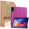 Etui z klapką Bizon Case Tab Croc do Xiaomi Redmi Pad 2, fioletowe