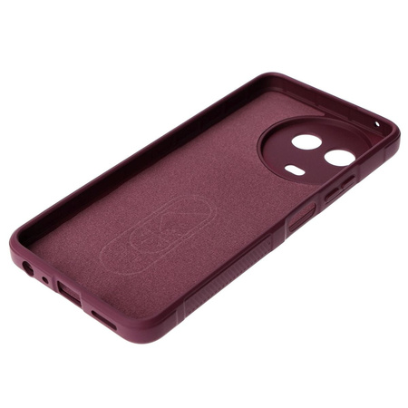 Pancerne etui Bizon Case Tur do Realme 11 5G, burgundowe