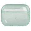 Elastyczne etui z karabińczykiem Bizon Case Headphone Clear do AirPods Pro 3, przeźroczysto-zielone