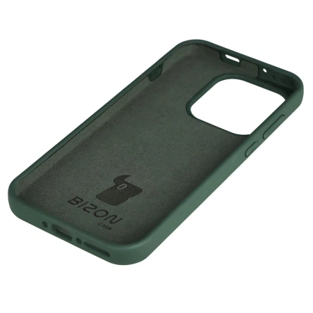 Silikonowe etui Bizon Soft Case do OnePlus 15, ciemnozielone