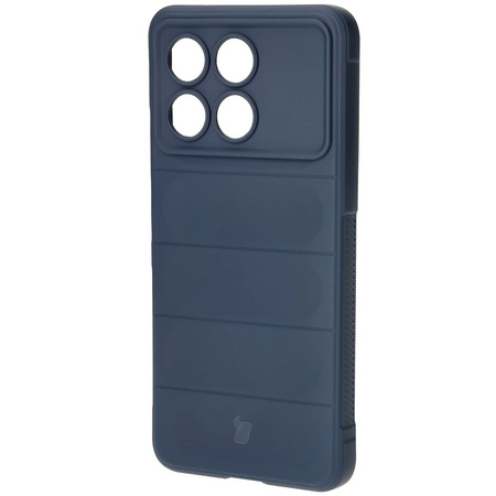 Pancerne etui Bizon Case Tur do Xiaomi Poco F6 Pro, granatowe