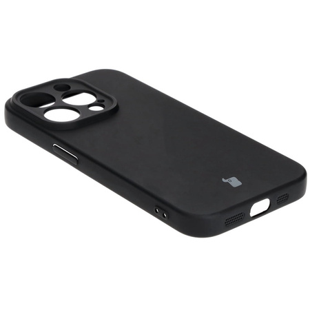 Etui Bizon Case Silicone do Apple iPhone 15 Pro, czarne