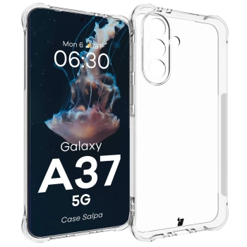 Elastyczne etui Bizon Case Salpa do Galaxy A37 5G, przezroczyste