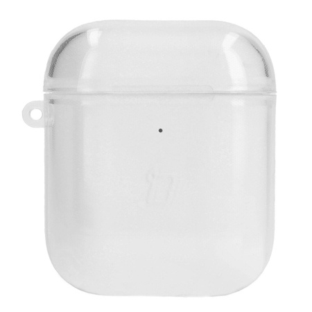 Etui Bizon Case Headphone Clear do Airpods 1/2, przezroczyste