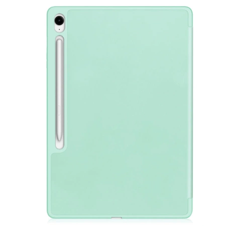 Etui z klapką Bizon Case Tab Lizard do Galaxy Tab S10 FE Plus, miętowe