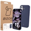 Silikonowe etui Bizon Soft Case do iPhone 17, ciemnoniebieskie