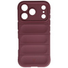 Pancerne etui Bizon Case Tur do iPhone 17 Pro, burgundowe