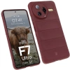 Pancerne etui Bizon Case Tur do Xiaomi Poco F7 Ultra, burgundowe
