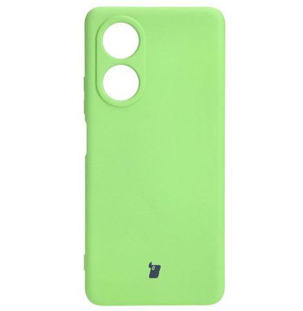 Etui Bizon Case Silicone do Oppo A58 4G, jasnozielone