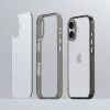Etui Bizon Case Halo do iPhone 17, przydymione-czarne