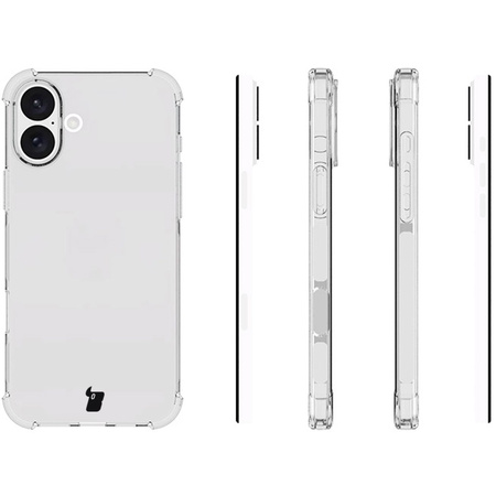 Elastyczne etui Bizon Case Salpa do iPhone 16 Plus przezroczyste