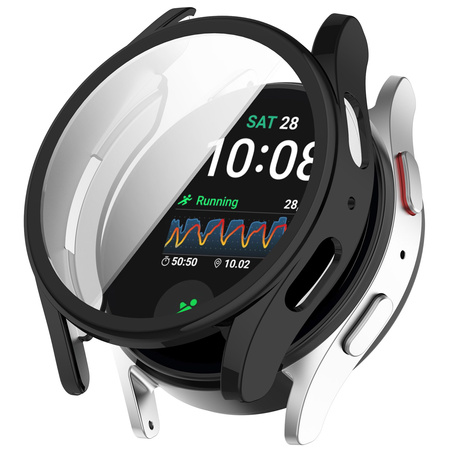 Etui Bizon Case Watch Felipe do Galaxy Watch 7 40 mm,  czarne