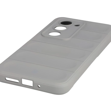 Pancerne etui Bizon Case Tur do Xiaomi Redmi 15 4G / 5G, jasnoszare
