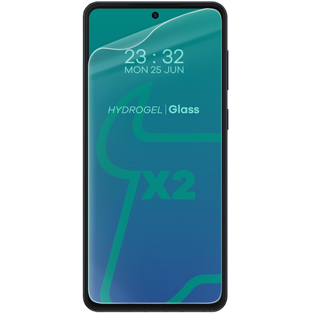 Folia hydrożelowa na ekran Bizon Glass Hydrogel Front do Galaxy M55 5G, 2 sztuki