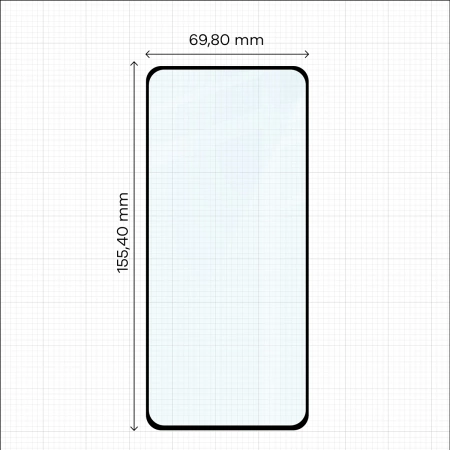 Szkło hartowane Bizon Glass Edge 2 do Motorola Moto G84, czarne