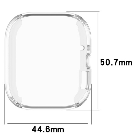 Etui z osłoną ekranu Bizon Case Watch Felipe do Xiaomi Redmi Watch 5, przeźroczyste
