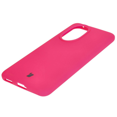 Silikonowe etui Bizon Soft Case do Honor 200, neonowo-różowe