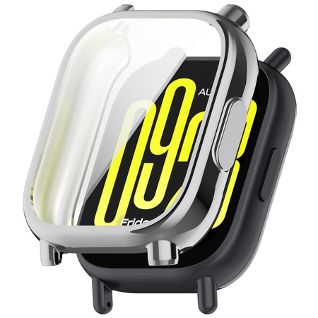 Etui Bizon Case Watch Felipe do Xiaomi Redmi Watch 5 Lite, srebrne