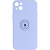 Etui Bizon Case Silicone Ring Sq do iPhone 14 Plus, jasnofioletowe