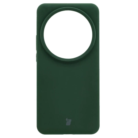 Silikonowe etui Bizon Soft Case do Xiaomi 15 Ultra, ciemnozielone