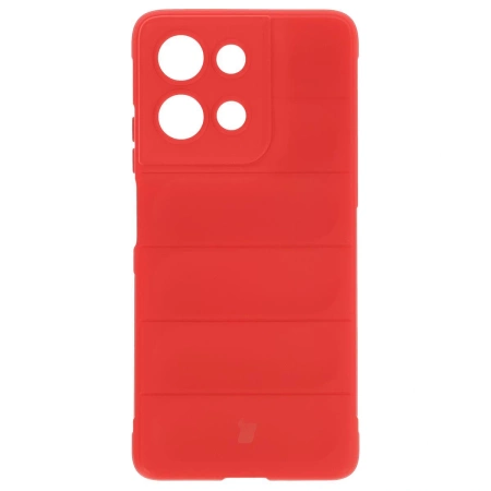 Pancerne etui Bizon Case Tur do Motorola Moto G75 5G, czerwone