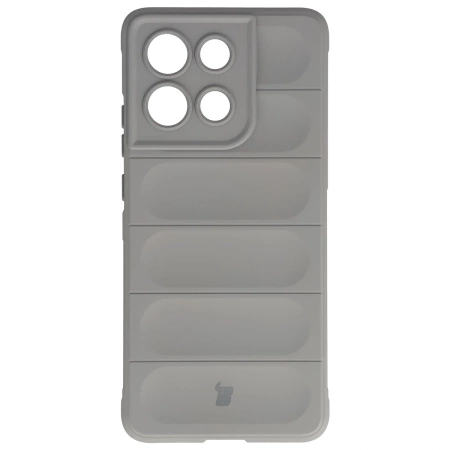 Pancerne etui Bizon Case Tur do Motorola Moto G86 5G, jasnoszare