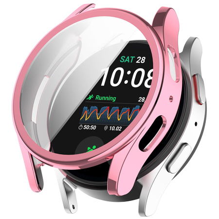 Etui Bizon Case Watch Felipe do Galaxy Watch 7 44 mm, różowe