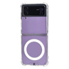 Etui Bizon Case Pure Magnetic do Samsung Galaxy Z Flip4, przezroczyste