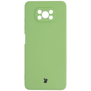 Etui Bizon Case Silicone do Xiaomi Poco X3 / NFC / Pro, jasnozielone