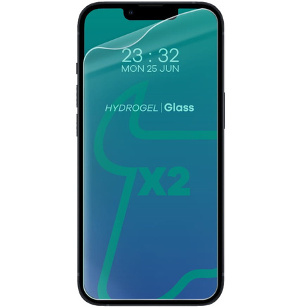 Folia hydrożelowa na ekran Bizon Glass Hydrogel Front Duo do iPhone 13 / 13 Pro, 2 sztuki