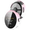 Etui ze szkłem do zegarka Bizon Case+Glass Watch do Google Pixel Watch 3 45mm, białoróżowe 
