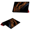Etui Bizon Case Tab Croc do Galaxy Tab S10 Ultra / S9 Ultra, czerwone